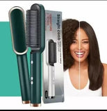 PTC Electric Hair Straightener Brush | 5 Temperature Settings | For Women & Men