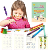 Magic Practice Copybooks for Kids — Set of 5 | Reusable with Magic Pen & Refills | Ages 3+