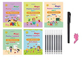 Magic Practice Copybooks for Kids — Set of 5 | Reusable with Magic Pen & Refills | Ages 3+