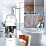 Spray bottle of multi-purpose oxalic acid stain remover on a tiled surface